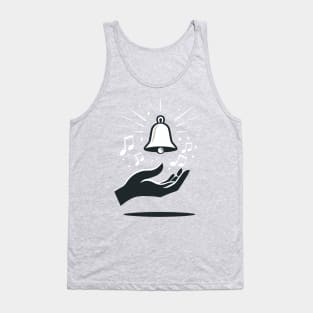 Hand Bell Icon Logo for handbell ringers Tank Top